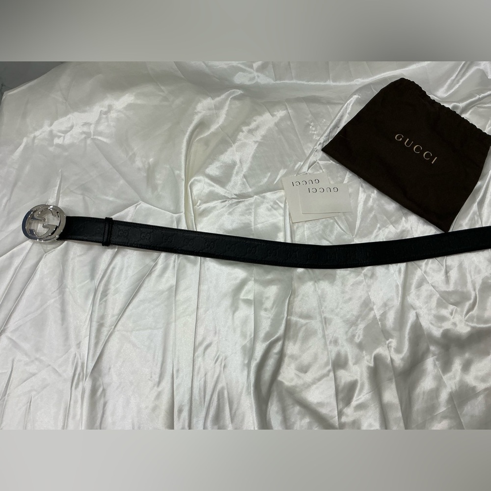 Authentic GUCCI GG monogram leather belt🌹🌹 - Picture 13 of 14